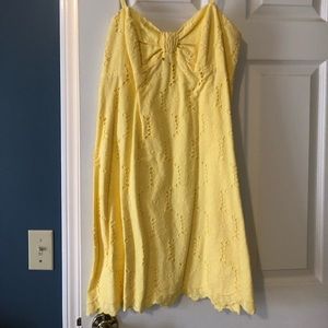 Spaghetti strap Lilly Pulitzer eyelet dress